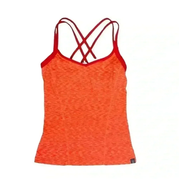 The North Face Dahlia XS Strappy Cross Back Tank Top Athletic Workout Yoga - Picture 1 of 3